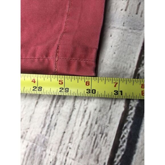 Polo Ralph Lauren Chino Pants Mens 33x32‎ Pink Stretch Straight Fit Twill Cotton - Picture 4 of 9